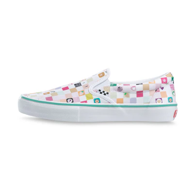 Frog Vans Skate Slip-On LTD 'Checker White'