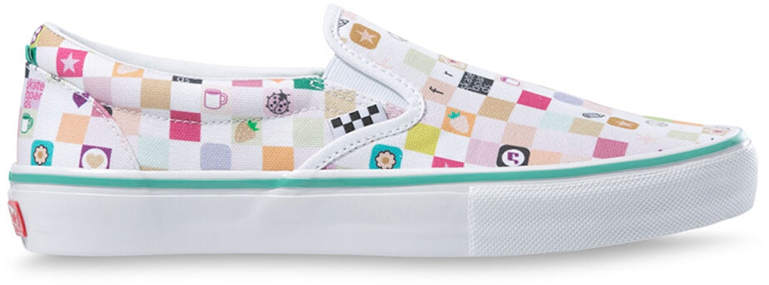 Frog Skate x Vans slip-on Ltd 復古休閒 低筒 滑板鞋 男女皆宜 白色 Order Frog Skate x Vans slip-on Ltd 復古休閒 低筒 滑板鞋 男女皆宜 白色