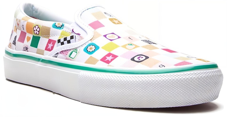 Frog Skate x Vans slip-on Ltd 復古休閒 低筒 滑板鞋 男女皆宜 白色 Lookbook Frog Skate x Vans slip-on Ltd 復古休閒 低筒 滑板鞋 男女皆宜 白色