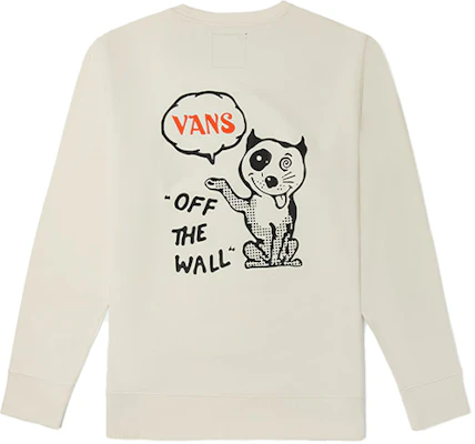 Vans Sweatshirt Unisex Off-White Motif Anjing Lucu Crewneck VN0A5H76FS8 Buy Vans Sweatshirt Unisex Off-White Motif Anjing Lucu Crewneck VN0A5H76FS8