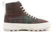 Order Vans Fuzzy Plaid Sentry WC High-Top Sneaker Rot/Grün VN0A4P3KA0W