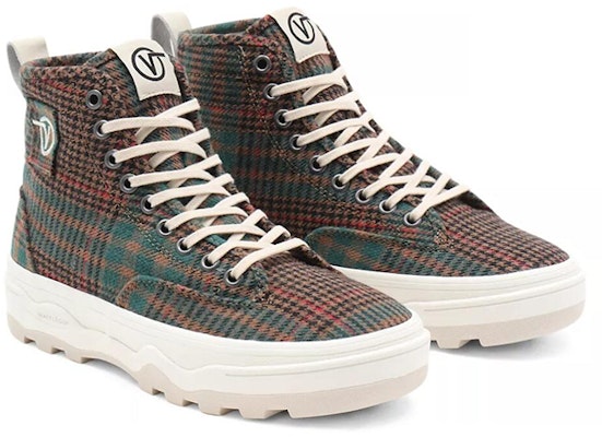 Vans Fuzzy Plaid Sentry Wc High-Top Sneakers Red/Green VN0A4P3KA0W Lookbook Vans Fuzzy Plaid Sentry Wc High-Top Sneakers Red/Green VN0A4P3KA0W