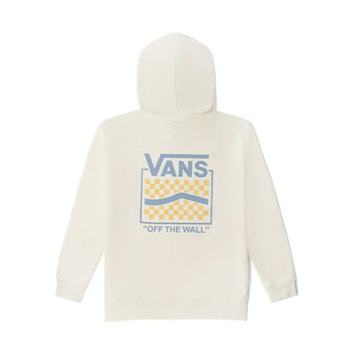 Vans FW22 Back Logo Print Hoodie Unisex Off-White VN0002BUFS8