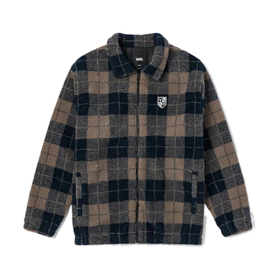 Vans FW22 Logo Collar Brown Long-Sleeve Jacket Unisex VN0A7YGNY7Q