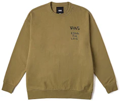 Vans FW24 Asian Art Crewneck Pullover Sweatshirt Brown Unisex VN000KDQCUQ Vans FW24 Asian Art Crewneck Pullover Sweatshirt Brown Unisex VN000KDQCUQ