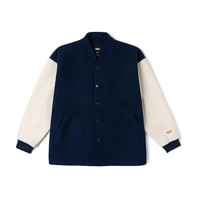 Vans FW24 Colorblock Outdoor Casual Snap-Button Jacket Unisex VN000K7XLKZ