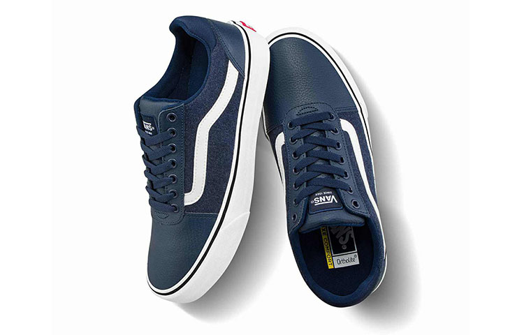 Shop Vans General Ward Kasut Skate Biru VN0A3WLH2XS