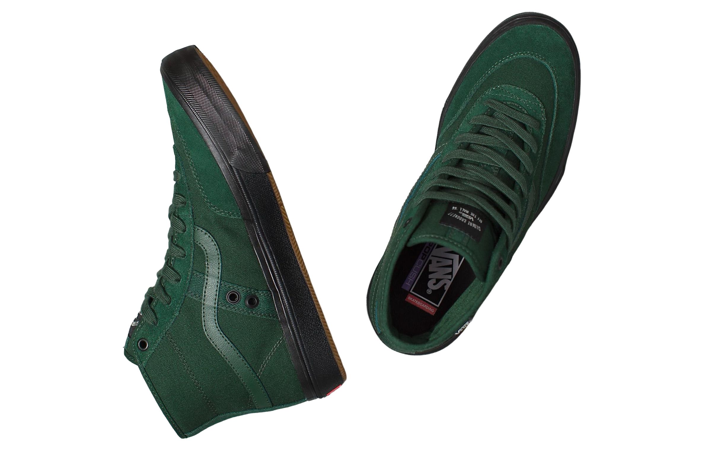 Lookbook Vans Gilbert Crockett High 'Verde Oscuro' VN0A5JIG3MZ