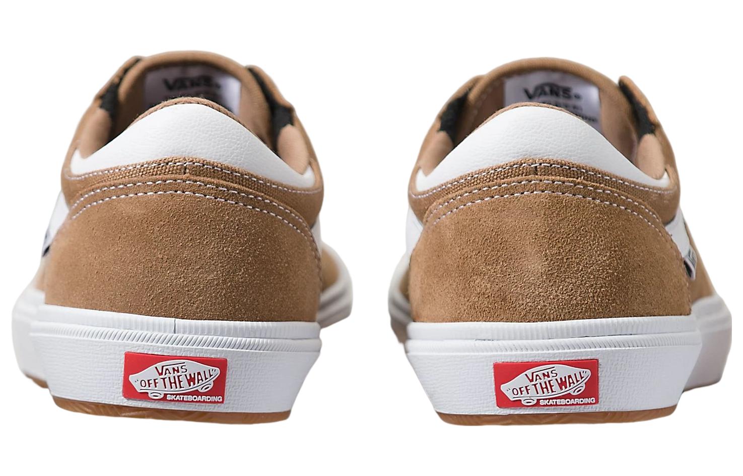 Lookbook Vans Gilbert Crockett Pro 潮流休閒 防滑耐磨 低筒 滑板鞋 男女同款 棕白