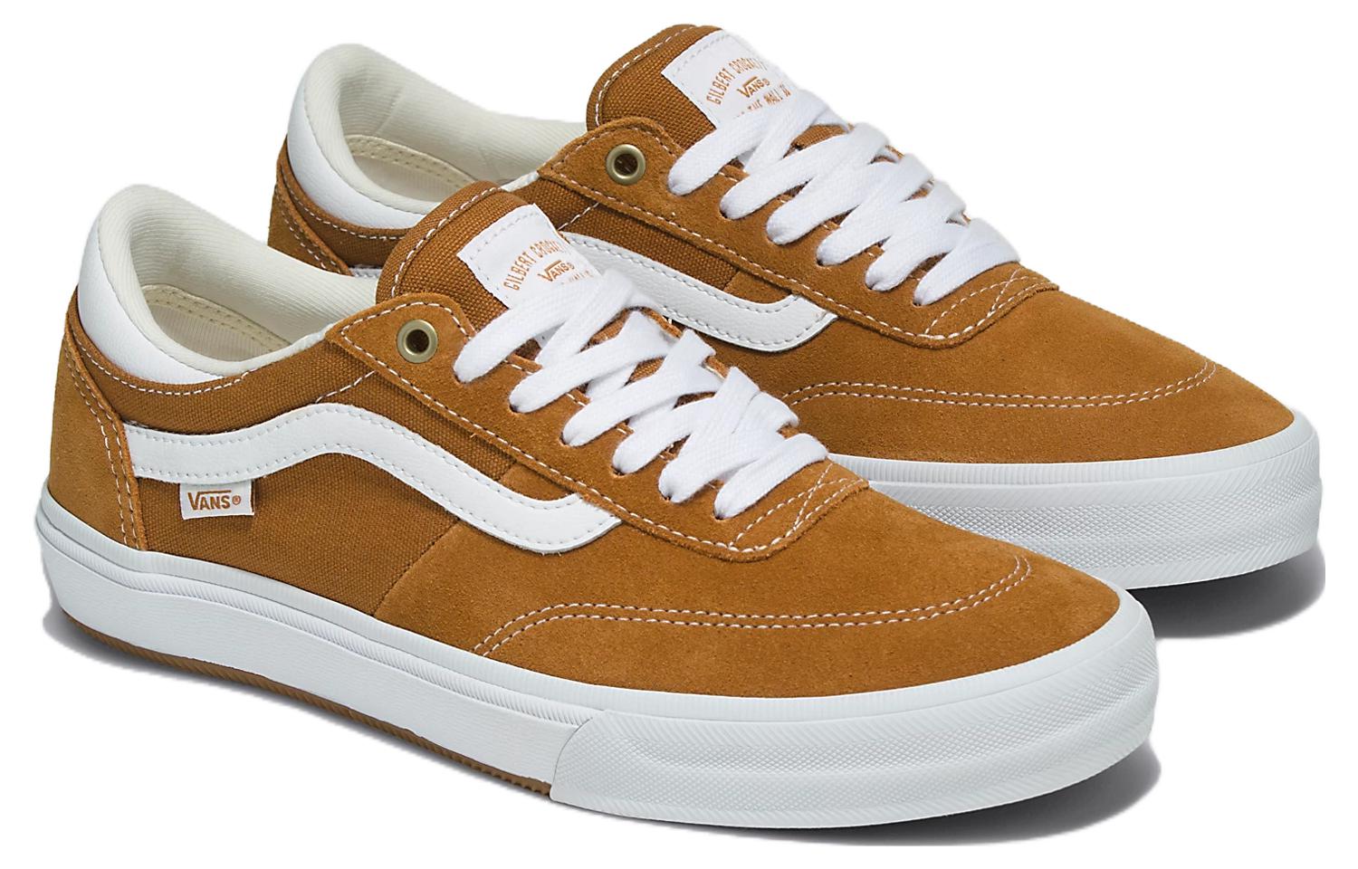 Lookbook Vans Gilbert Crockett Pro 舒適 耐磨透氣 低筒 滑板鞋 男女款 棕色