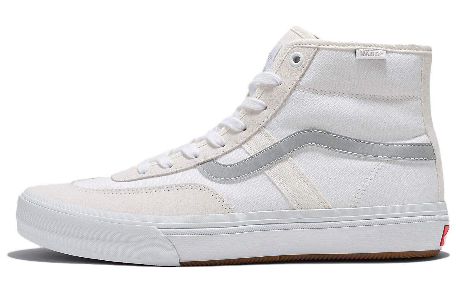 Buy Vans Gilbert Crockett Pro 反光 高潮流休閒 防滑耐磨 高筒 滑板鞋 男女同款 白灰