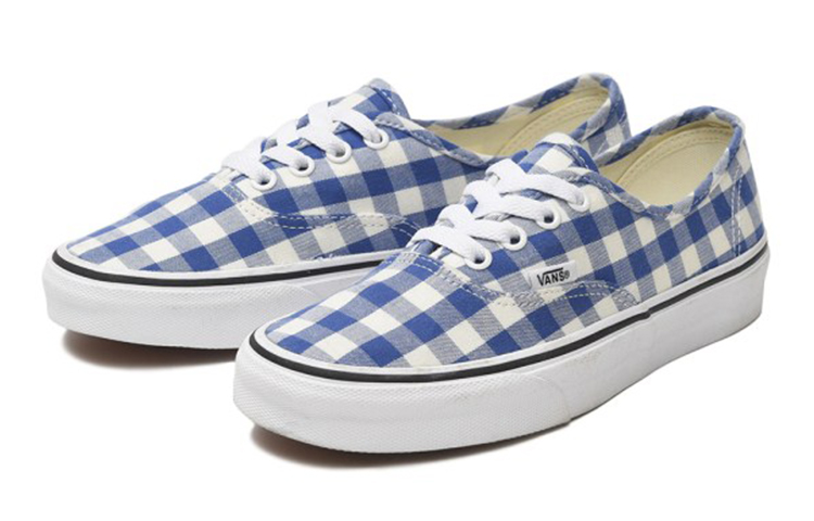 Order Vans Gingham Authentic 防滑耐磨 低幫 帆布鞋
