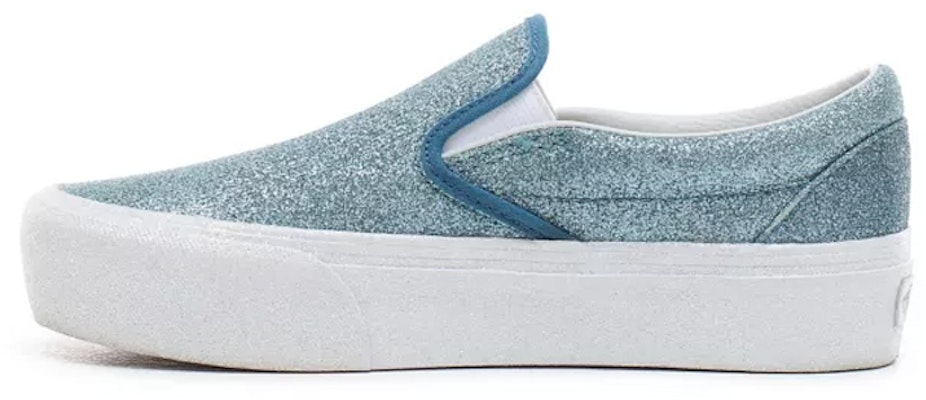 Vans Glitter Classic Slip-On Plataforma Azul/Blanco VN0A3JEZTEO Buy Vans Glitter Classic Slip-On Plataforma Azul/Blanco VN0A3JEZTEO
