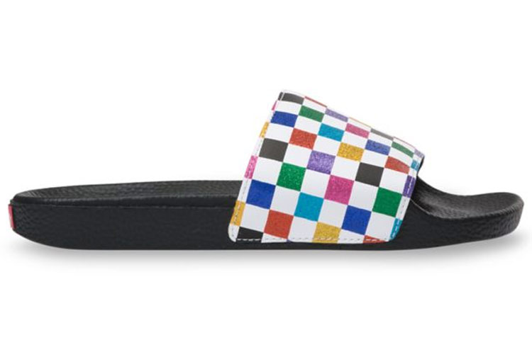 Vans Glitter Rainbow Slide-On Slipper Black 圖 2