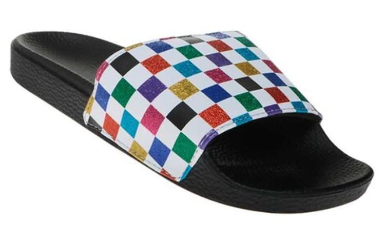 Vans Glitter Rainbow Slide-On Slipper Black 圖 3