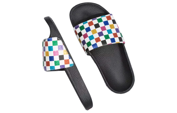 Vans Glitter Rainbow Slide-On Slipper Black 圖 4
