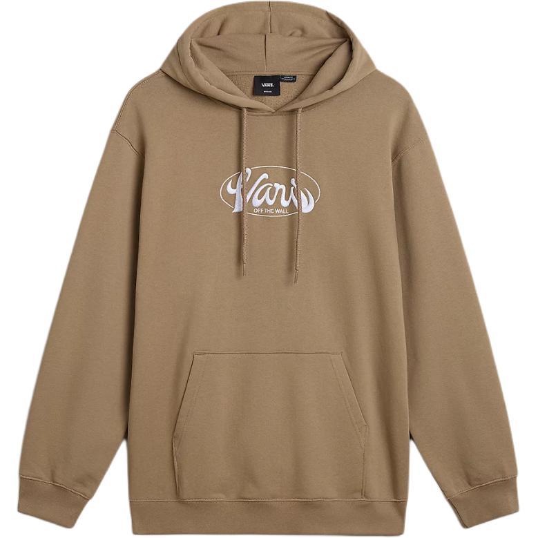 Vans Global Line Loose Fit Hoodie Long Sleeve Sweatshirt Light Brown VN000HP6YEH