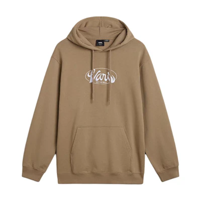 Vans Global Line Loose Fit Hoodie Long Sleeve Sweatshirt Light Brown VN000HP6YEH