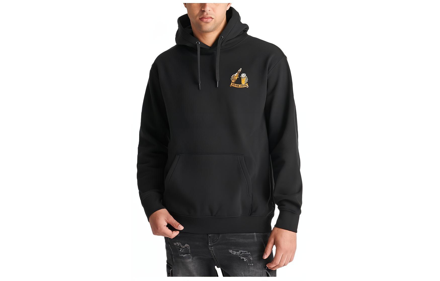 Vans Graphic Print Pullover Hoodie Black VN000AB5001
