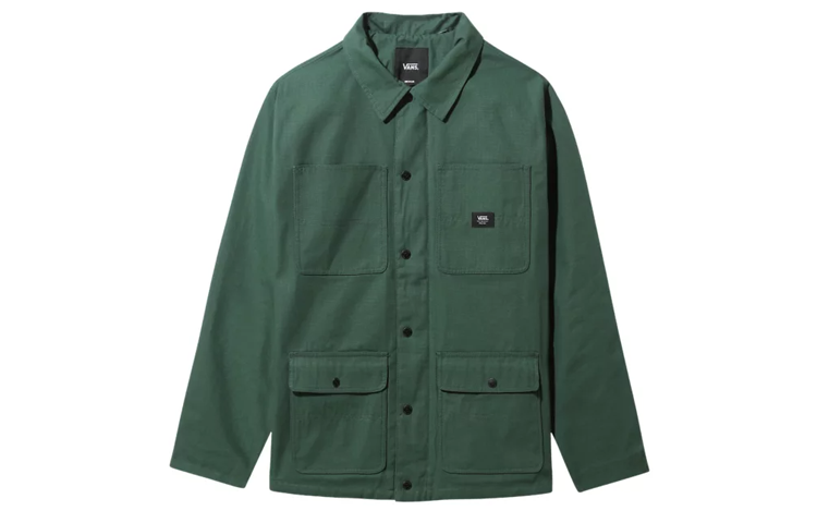 Vans Green Outdoor Utility Multi-Pocket Workwear Jacket VN0A456ZEEI