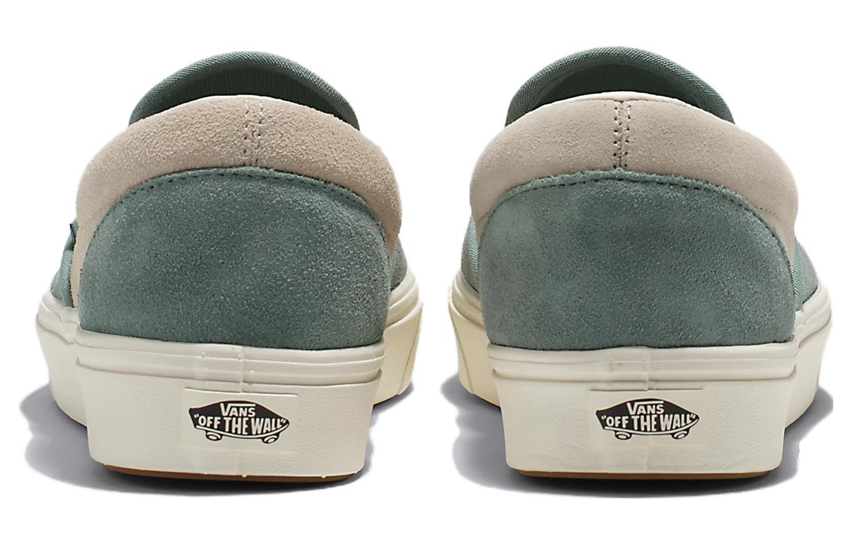 Lookbook Vans滑入式 輕便耐磨防滑 低筒 滑板鞋 通用款 藍棕色
