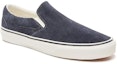 Lookbook Vans Hairy Suede Classic Slip-On 'Biru Putih' VN0A38F7ULQ