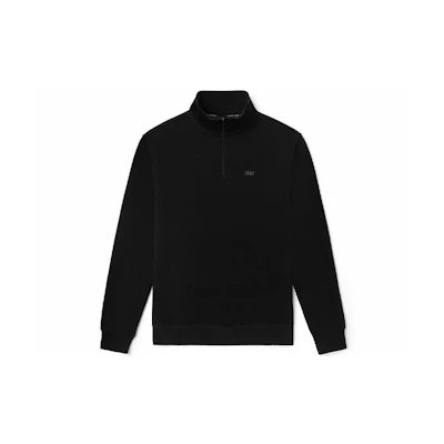 Vans Half-Zip Fleece Pullover Unisex Hoodie Black VN0A7PRHBLK