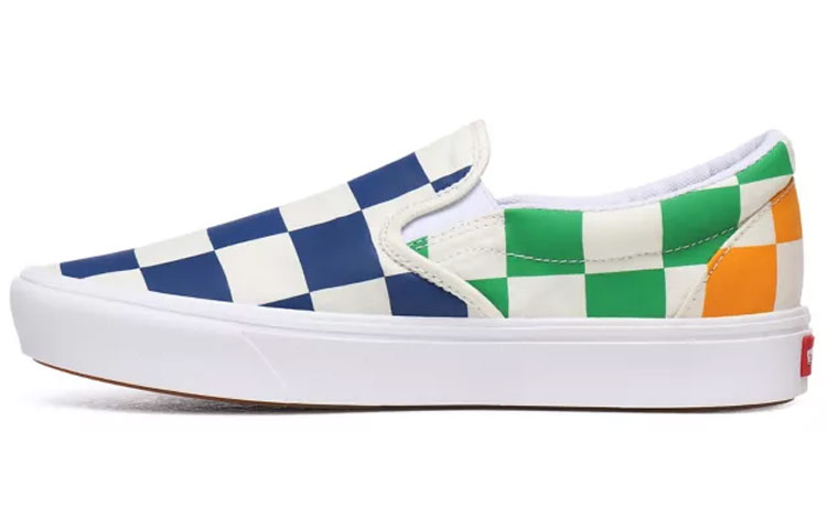 Vans Half Big Checker Comfycush Slip-On 'Red Blue' VN0A3WMDW92