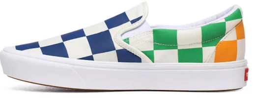 Vans Half Big Checker Comfycush Slip-On 'Red Blue' VN0A3WMDW92 Vans Half Big Checker Comfycush Slip-On 'Red Blue' VN0A3WMDW92