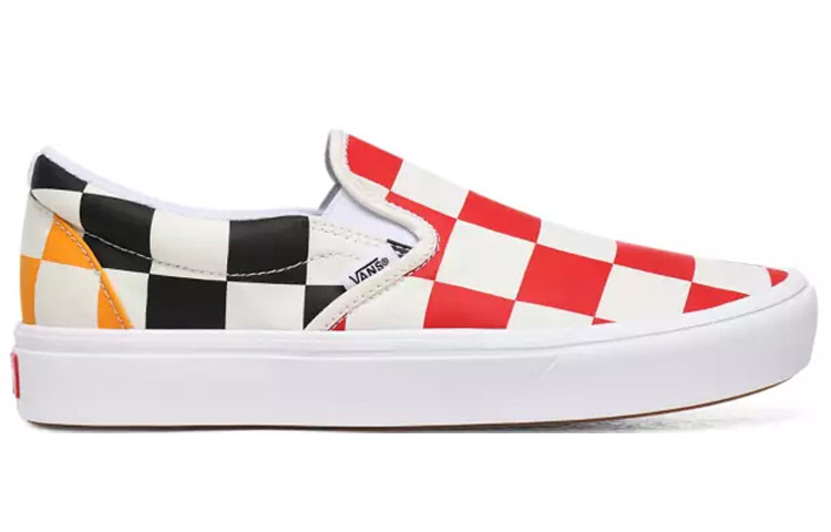 Order Vans Half Big Checker Comfycush Slip-On 輕便舒適 低筒滑板鞋 紅藍棋盤格