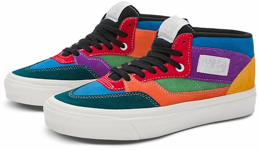 Vans Half Cab 33 DX 時尚休閒 中筒 滑板鞋 男女同款 藍橘紫 Order Vans Half Cab 33 DX 時尚休閒 中筒 滑板鞋 男女同款 藍橘紫