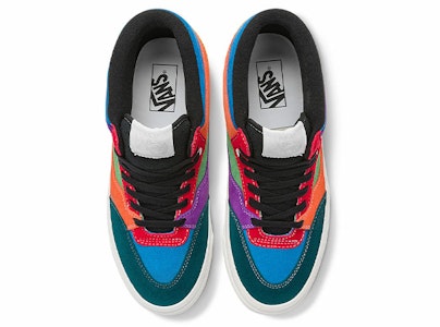 Vans Half Cab 33 DX 時尚休閒 中筒 滑板鞋 男女同款 藍橘紫 Lookbook Vans Half Cab 33 DX 時尚休閒 中筒 滑板鞋 男女同款 藍橘紫