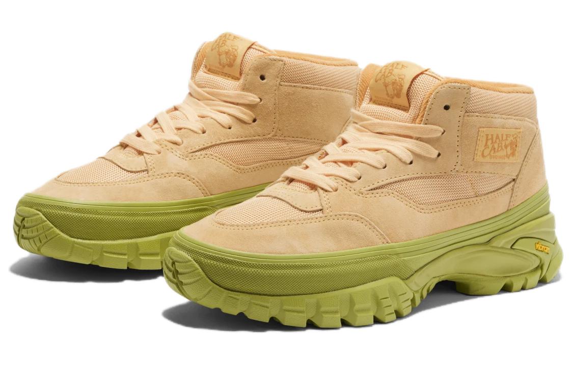 Order Vans Half Cab Reissue 33 Vibram 舒適輕便 耐磨 中幫 生活休閒鞋 男款 黃色