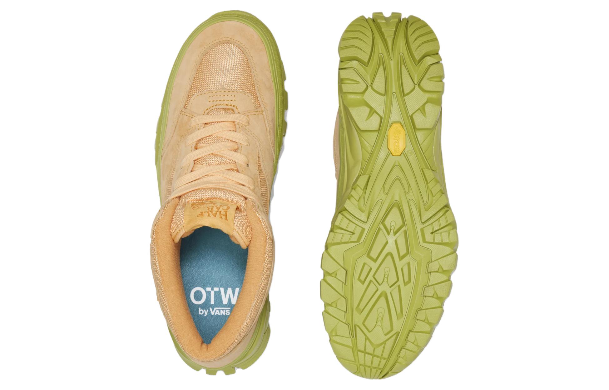 Shop Vans Half Cab Reissue 33 Vibram 舒適輕便 耐磨 中幫 生活休閒鞋 男款 黃色