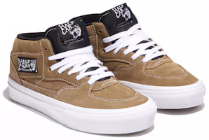 Lookbook Vans 舒適休閒 防滑減震 高幫 板鞋 男女同款 棕黑