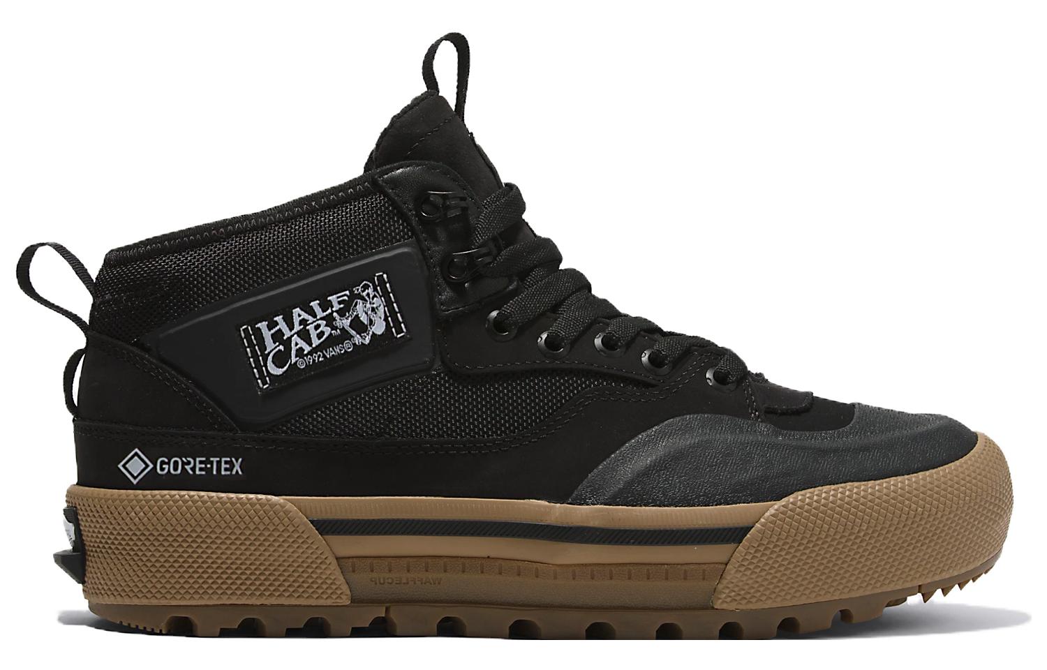 Order Vans Half Cab 舒適百搭 透氣 耐磨防滑 中筒 滑板鞋 男女同款 黑白