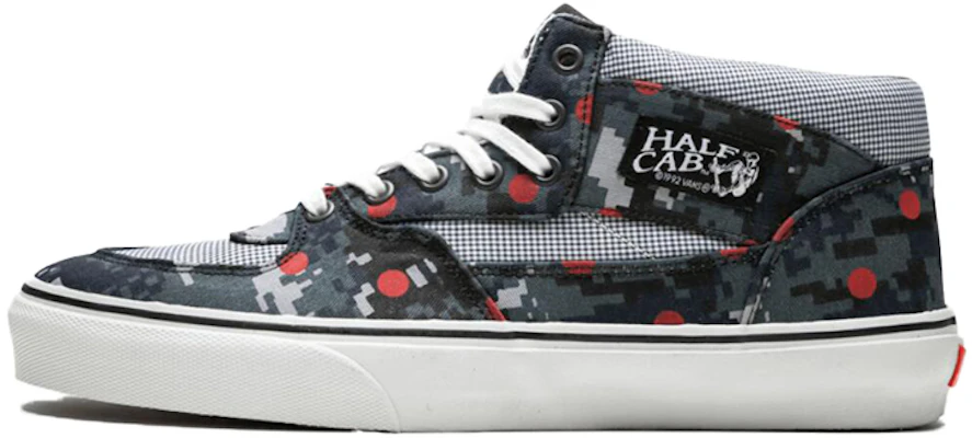 Vans Half Cab Pro 透氣耐磨防滑 中筒休閒板鞋 灰藍迷彩 Buy Vans Half Cab Pro 透氣耐磨防滑 中筒休閒板鞋 灰藍迷彩