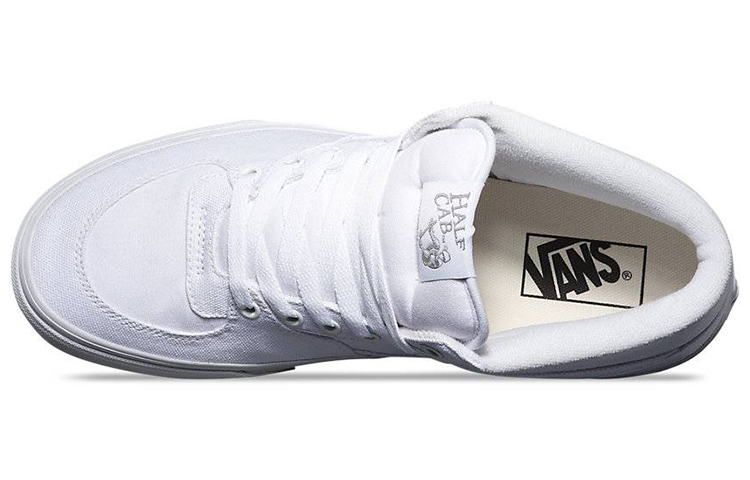 Shop Vans Half Cab Pro Skate Wit VN000UC8IAP