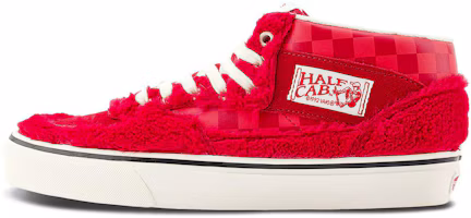 Vans Half Cab Red Mid-Top Durable Breathable Skate Shoes. VN000DZ3CIS Vans Half Cab Red Mid-Top Durable Breathable Skate Shoes. VN000DZ3CIS