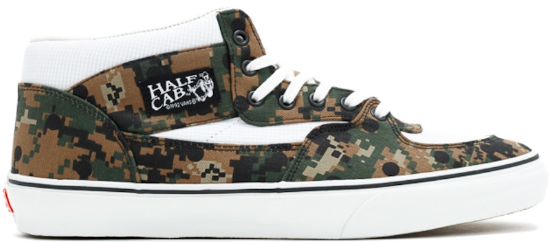 Vans Half Cab Supreme x COMME des GARCONS 'Digi Camo Olive' VN0VFD9OS