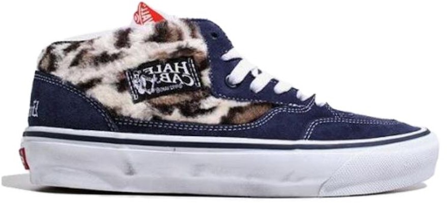 Vans Half Cab x Supreme Leopard Half Cab 'Navy Blue' VN0A5KYANVY Order Vans Half Cab x Supreme Leopard Half Cab 'Navy Blue' VN0A5KYANVY