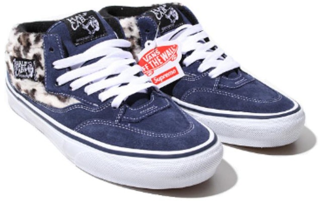 Vans Half Cab x Supreme Leopard Half Cab 'Navy Blue' VN0A5KYANVY Lookbook Vans Half Cab x Supreme Leopard Half Cab 'Navy Blue' VN0A5KYANVY