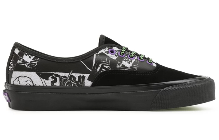 Vans Halloween Punk Authentic 44 Dx 'Black Gray Purple' 圖 2
