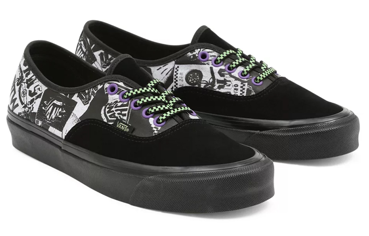 Vans Halloween Punk Authentic 44 Dx 'Black Gray Purple' 圖 3