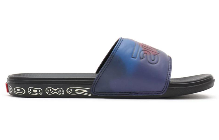 Vans Have A Trip La Costa Sliders 'Black Red Blue' 圖 2