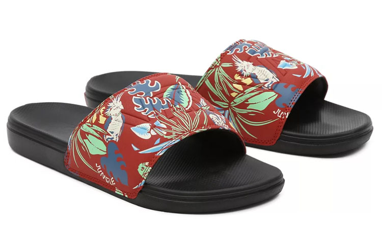 Vans Hawaiian Jungle La Costa Slide-On 'Red Black' 圖 3