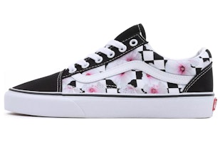 Vans Hibiscus Check Old Skool 'Black' VN0007NTBM8 Vans Hibiscus Check Old Skool 'Black' VN0007NTBM8