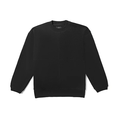 Vans High-Street Solid Pullover Unisex Sweatshirt Black VN000F2MBLK