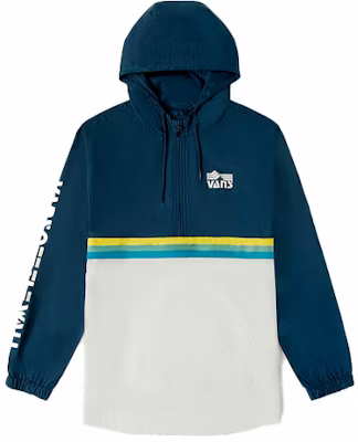 Vans 高山半拉鍊防風外套 藍白 VN0A4MT1K9T Buy Vans 高山半拉鍊防風外套 藍白 VN0A4MT1K9T