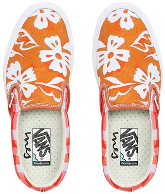 Vans INES COMFYCUSH White Pattern Yellow VN0A3WMDSXL Shop Vans INES COMFYCUSH White Pattern Yellow VN0A3WMDSXL